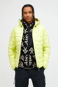 Bunda Peak Performance M Helium Down Hood Jacket Sunny Adventure/Sand Fog/