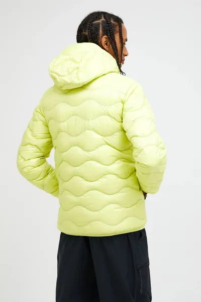 Bunda Peak Performance M Helium Down Hood Jacket Sunny Adventure/Sand Fog/