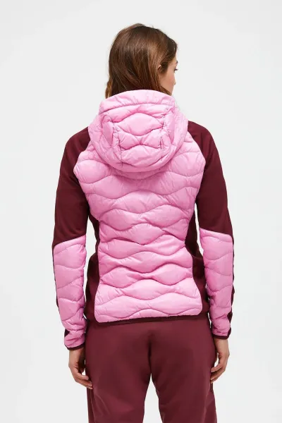 Bunda Peak Performance W Helium Down Hybrid Hood Morning Dew
