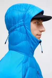 Bunda Peak Performance M Helium Down Hybrid Hood Brilliant Blue