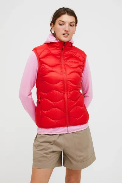 Vesta Peak Performance W Helium Down Vest Brilliant Red/Black/