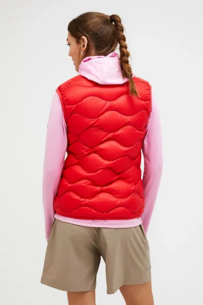 Vesta Peak Performance W Helium Down Vest Brilliant Red/Black/