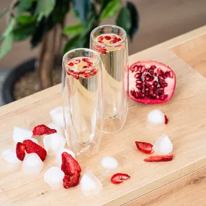4Home Termo pohár na šampanské Hot&Cool 150 ml, 2 ks