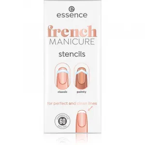 essence French MANICURE šablóny na francúzsku manikúru 60 ks