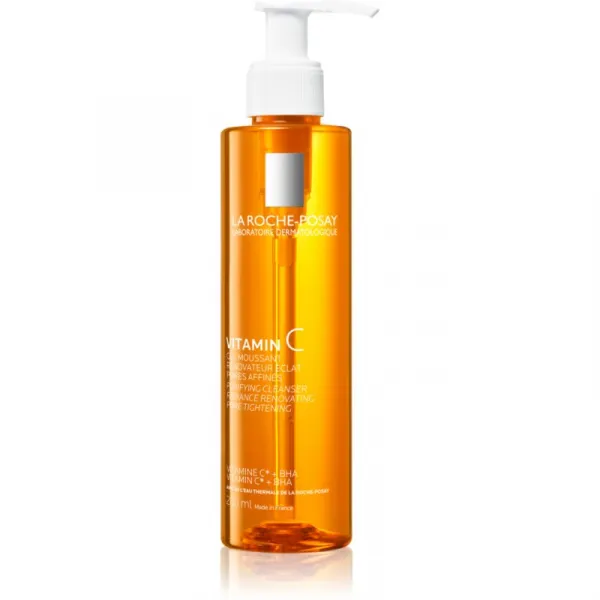 La Roche-Posay Pure Vitamin C čiastiaci penivý gél pre rozjasnenie pleti 200 ml