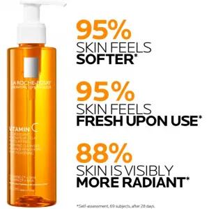 La Roche-Posay Pure Vitamin C čiastiaci penivý gél pre rozjasnenie pleti 200 ml