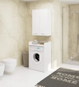 Ak furniture Závěsná koupelnová skříňka Fin W64 64 cm bílá