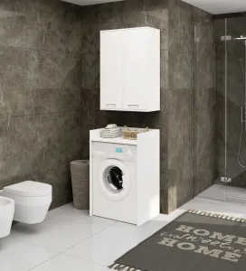Ak furniture Závěsná koupelnová skříňka Fin W64 64 cm bílá