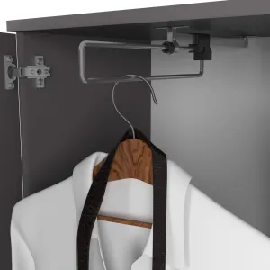 Ak furniture Předsíňová stěna Entro grafitová