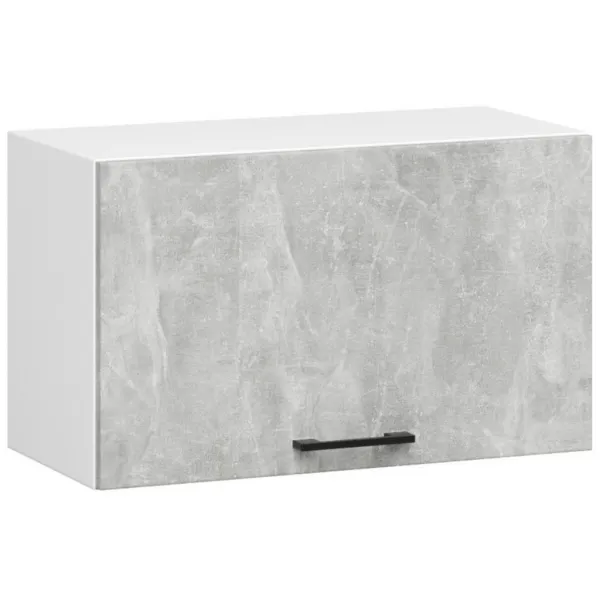 Ak furniture Kuchyňská linka Olivie 1,8 m prosklená beton