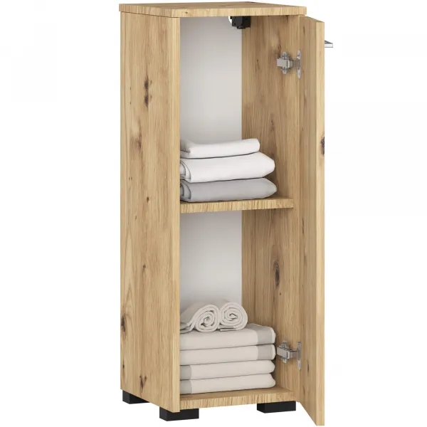 Ak furniture Koupelnová skříňka Fin S30 1D 30 cm dub artisan