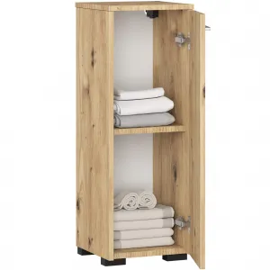 Ak furniture Koupelnová skříňka Fin S30 1D 30 cm dub artisan