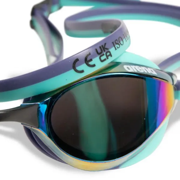 Plavecké okuliare ARENA PYTHON MIRROR-TURQUOISE-FUTURE_DUSK-WATER