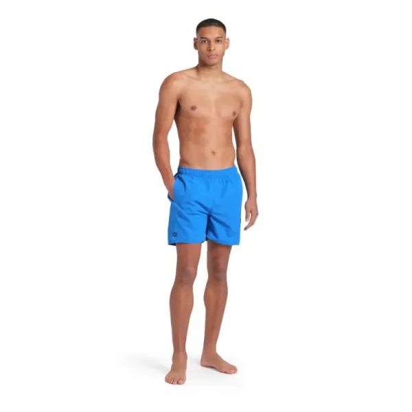 Pánske plavky ARENA FUNDAMENTALS LOGO BOXER R-BLUE CHINA-NAVY