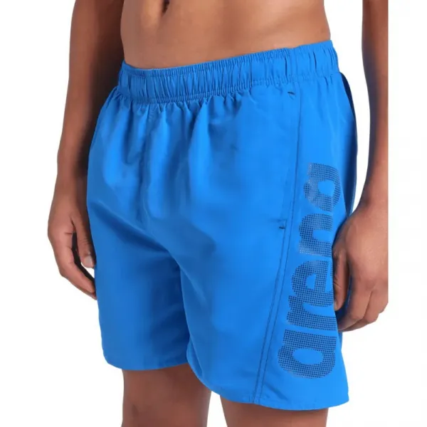 Pánske plavky ARENA FUNDAMENTALS LOGO BOXER R-BLUE CHINA-NAVY