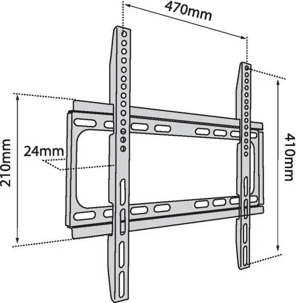 TB TOUCH TB TV wall mount TB-450 up to 56", 40kg max VESA 400x400