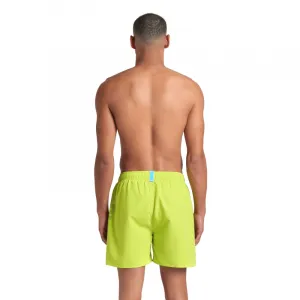 Pánske plavky ARENA FUNDAMENTALS LOGO BOXER R-ARTIC LIME-MANGROVE