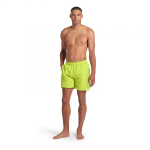 Pánske plavky ARENA FUNDAMENTALS LOGO BOXER R-ARTIC LIME-MANGROVE