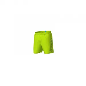 Pánske plavky ARENA FUNDAMENTALS LOGO BOXER R-ARTIC LIME-MANGROVE