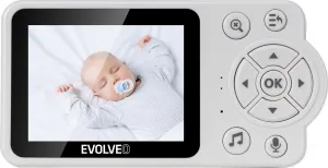 EVOLVEO Baby Monitor N3, LCD displej, IR přísvit, modrá