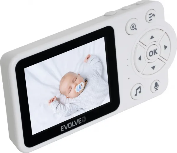 EVOLVEO Baby Monitor N3, LCD displej, IR přísvit, modrá