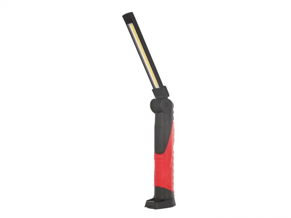 GEKO – Skladacia dielenská lampa s magnetom (LED COB 5W + 3W, 2600 mAh, 650 lm, IP44)