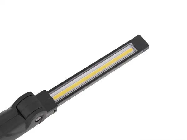 GEKO – Skladacia dielenská lampa s magnetom (LED COB 5W + 3W, 2600 mAh, 650 lm, IP44)