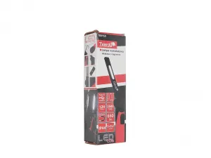 GEKO – Skladacia dielenská lampa s magnetom (LED COB 5W + 3W, 2600 mAh, 650 lm, IP44)
