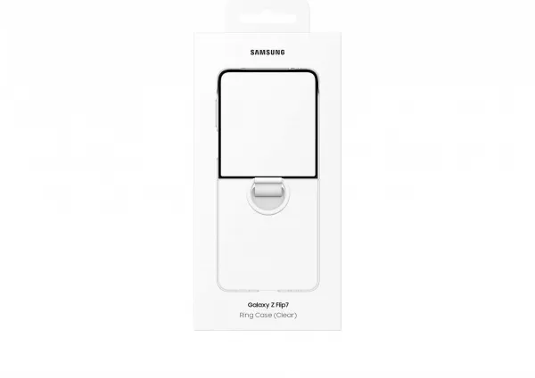 SAMSUNG CLEAR GRIP Ochranný kryt s držiakom Samsung Galaxy Z Fold7 5G priehľadný