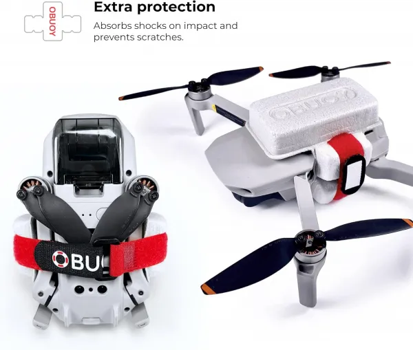 Záchranný plavák OBUOY pre DJI Mini 4K / Mini 2 / Mavic Mini – plávajúce príslušenstvo dronu KRE-OBUOY