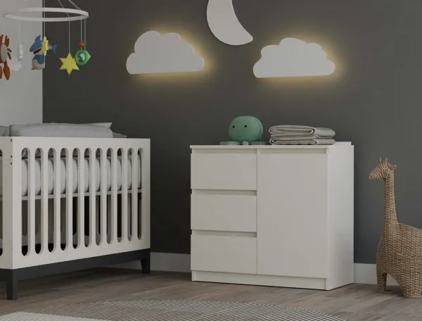 TP Living Komoda Malwa 1D3S 80 cm kašmírová