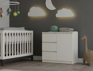 TP Living Komoda Malwa 1D3S 80 cm kašmírová