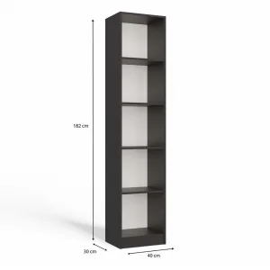 TP Living Regál Onyx R40 40 cm antracit