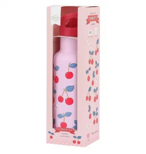 A Little Lovely Company - antikorová fľaša na pitie, 500 ml - čerešne