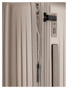 Stredný škrupinový kufor na kolieskach Travelite BARBARA Novelty M Satin Nude