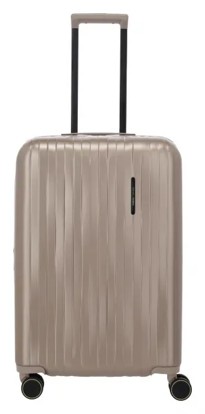Stredný škrupinový kufor na kolieskach Travelite BARBARA Novelty M Satin Nude