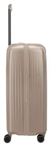 Veľký škrupinový kufor na kolieskach Travelite BARBARA Novelty L Satin Nude