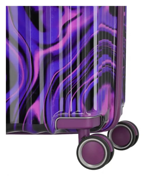 Veľký škrupinový kufor Travelite Lascana Edition L Purple Swirl