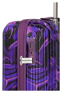 Veľký škrupinový kufor Travelite Lascana Edition L Purple Swirl