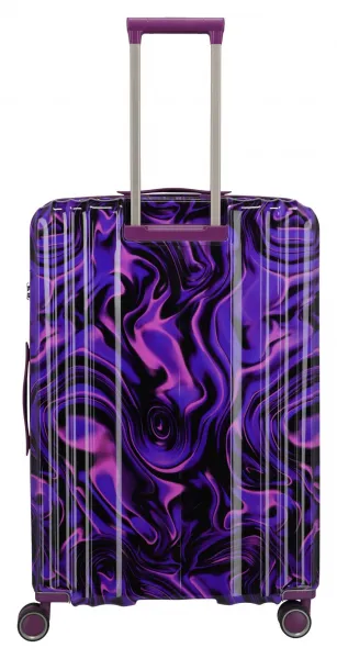 Veľký škrupinový kufor Travelite Lascana Edition L Purple Swirl