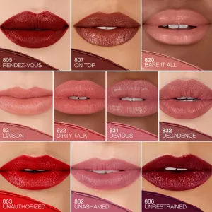 NARS Explicit Lipstick saténový rúž odtieň DECADENCE 3.8 g