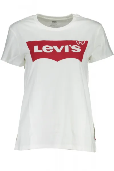 Biele dámske tričko s potlačou Levi's®