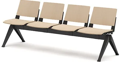 Lavica, multisedák K187D, 4 miestna drevená