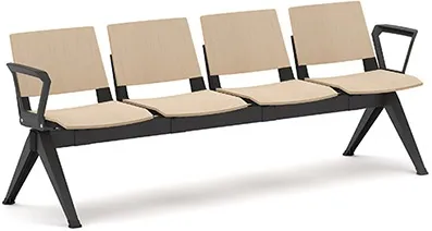 Lavica, multisedák K187D, 4 miestna drevená