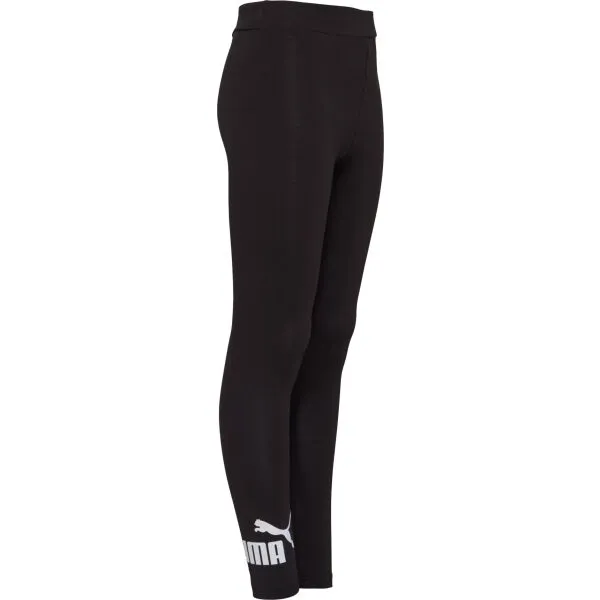 Puma ESSENTIALS NO. 1 LOGO LEGGINGS G Dievčenské legíny, čierna, veľkosť