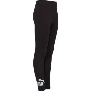 Puma ESSENTIALS NO. 1 LOGO LEGGINGS G Dievčenské legíny, čierna, veľkosť