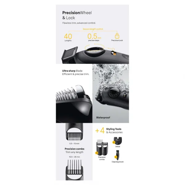 Braun Series 5 BT5520 zastrihávač fúzov + 4 stylingové nástroje 1 ks