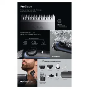 Braun Series 7 BT7540 zastrihávač fúzov + 10 stylingových nástrojov 1 ks