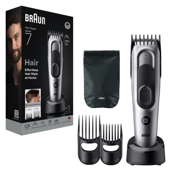 Braun Series 7 HC7590 zastrihávač vlasov s 5 stylingovými nástrojmi 1 ks