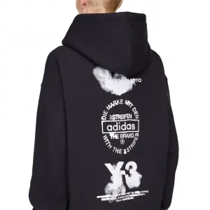 adidas Y-3 Graphic Hoodie "Black" (JX4748)
